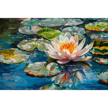 Water Lily Acrylic Canvas